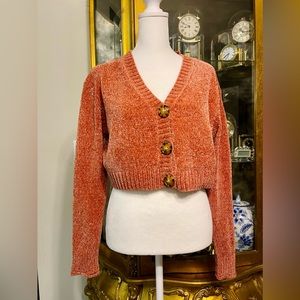 Nwt Urban outfitters knit cropped Cardigan